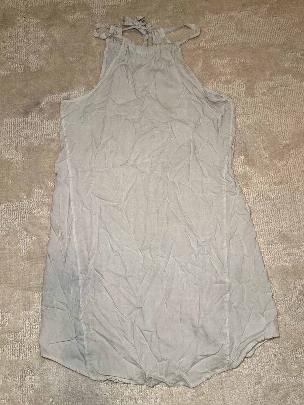 Gray Cloth & Stone Dress - 100% Tencel - S